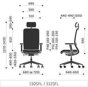 VERIS NET 111 SFL chrome