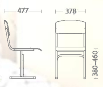 Ученически стол E- 274